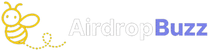 Official AirdropBuzz bee and wordmark