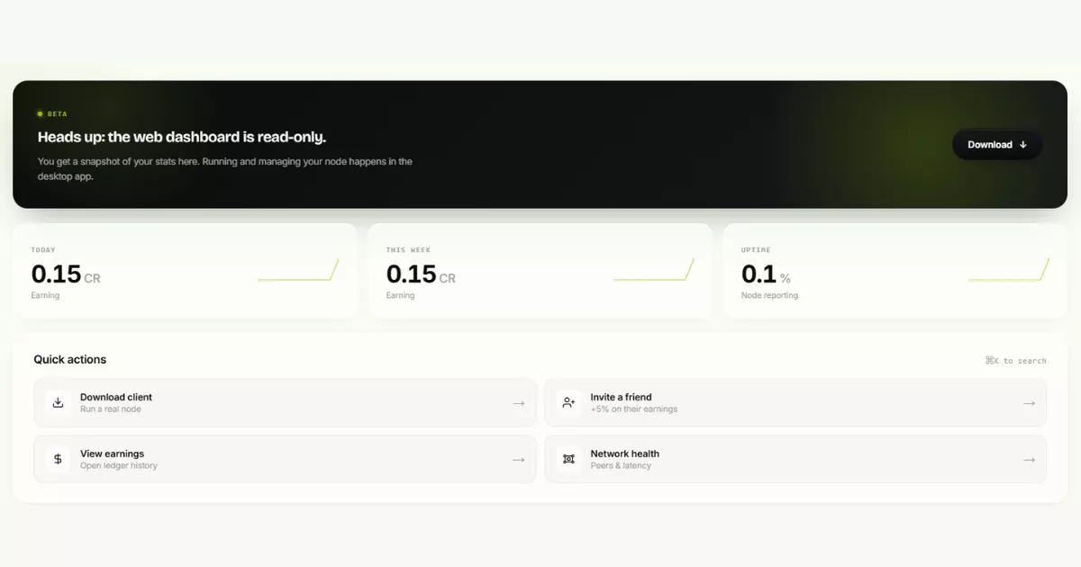 Aether Dashboard