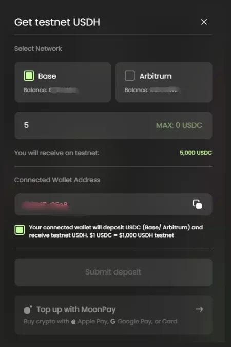Trove Buy Testnet Token
