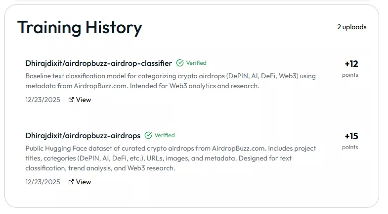 Training Data HuggingFace