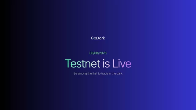 TESTNET IS LIVE!