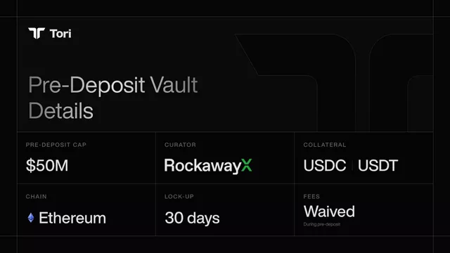 Pre-deposit cap: $50M