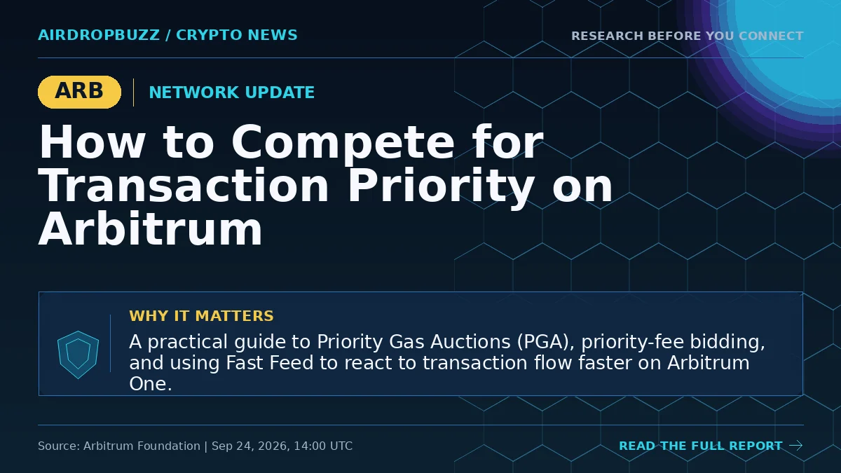 How to Compete for Transaction Priority on Arbitrum