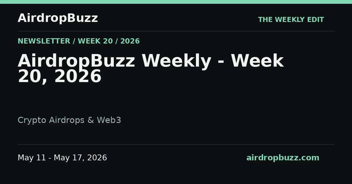 AirdropBuzz Weekly