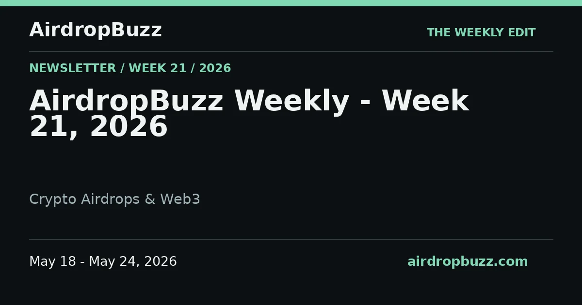 AirdropBuzz Weekly
