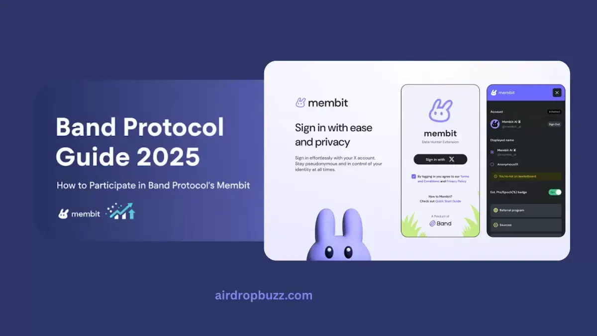 Band Protocol Airdrop Guide 2025