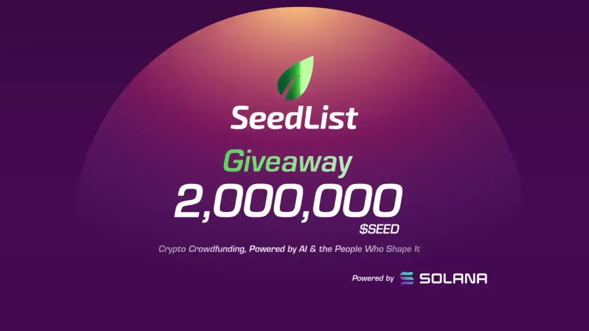 Seedlist Airdrop Guide: Earn $SEED from Solana’s AI-Powered Crowdfunding Platform