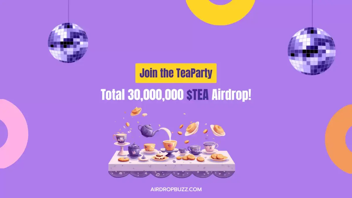 Tea‑Fi Airdrop Guide – Earn $TEA by Farming Sugar Cubes logo
