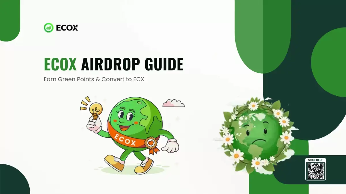ECOX Airdrop Guide – Earn Green Points & Convert to ECX logo