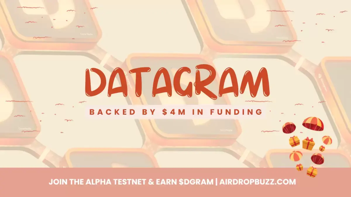 Datagram Airdrop – Join the Alpha Testnet & Earn $DGRAM logo