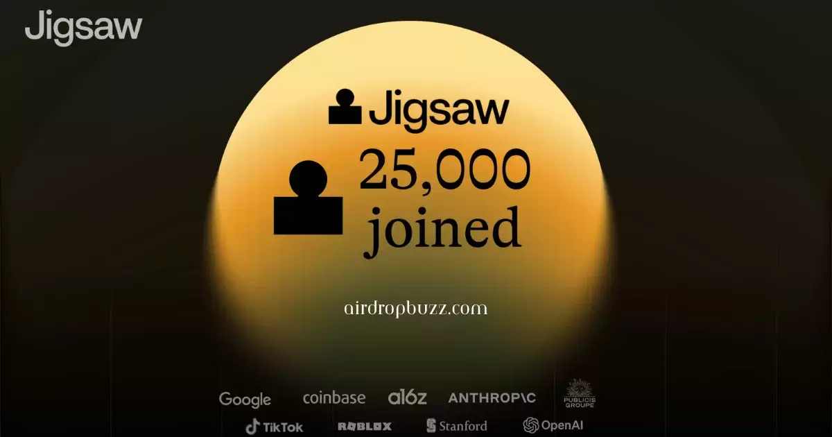 Jigsaw Airdrop 2025 — Build, Grow, and Earn Early logo