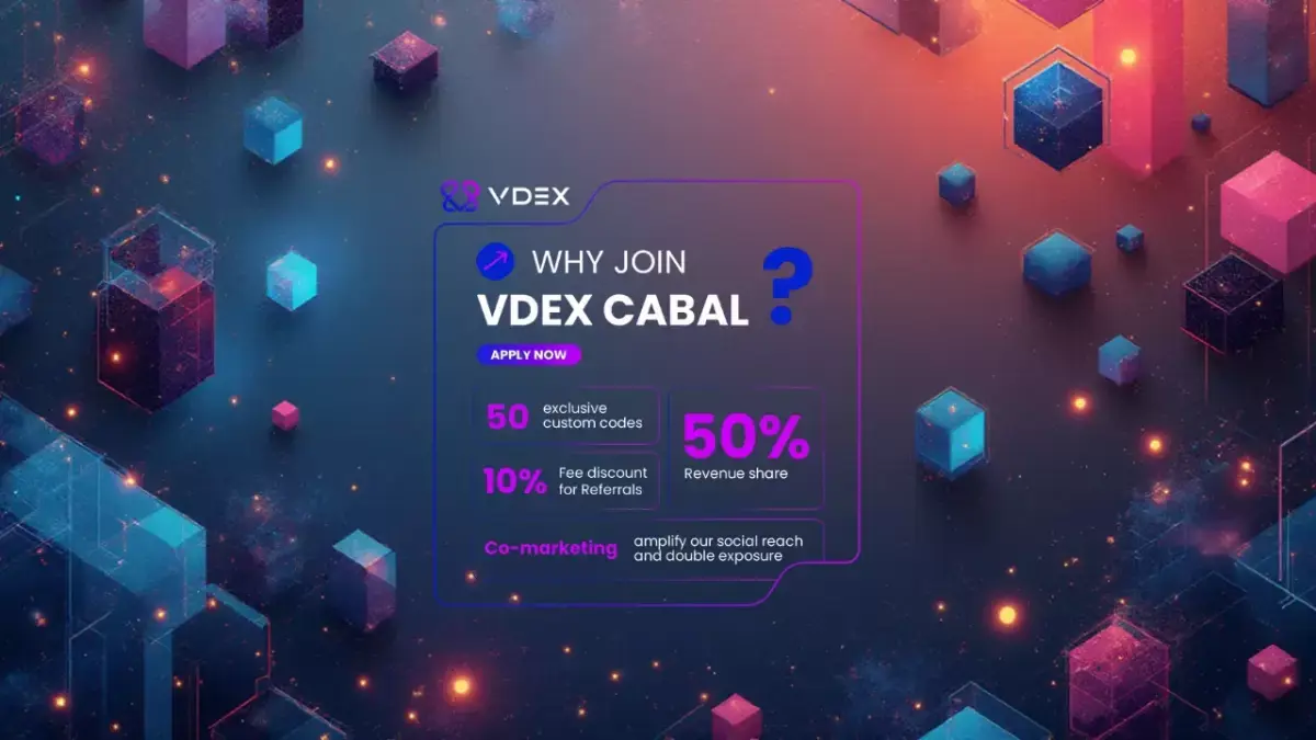 VDEX Airdrop Guide: Zero-Gas Trading & Point Farming logo