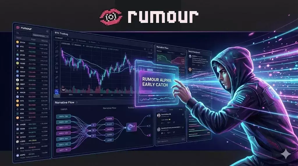 Rumour Airdrop Guide — Earn USDC, Sponsor Tokens & Mystery Box Rewards logo