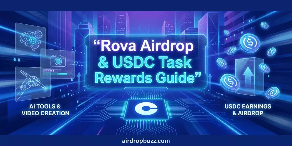 Rova Airdrop Guide: Earn USDC for Completing Tasks on Base (2025) Airdrop