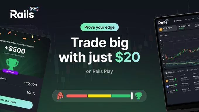 $RAILS Airdrop Is Live – Farm Points for the Hybrid Perps Future