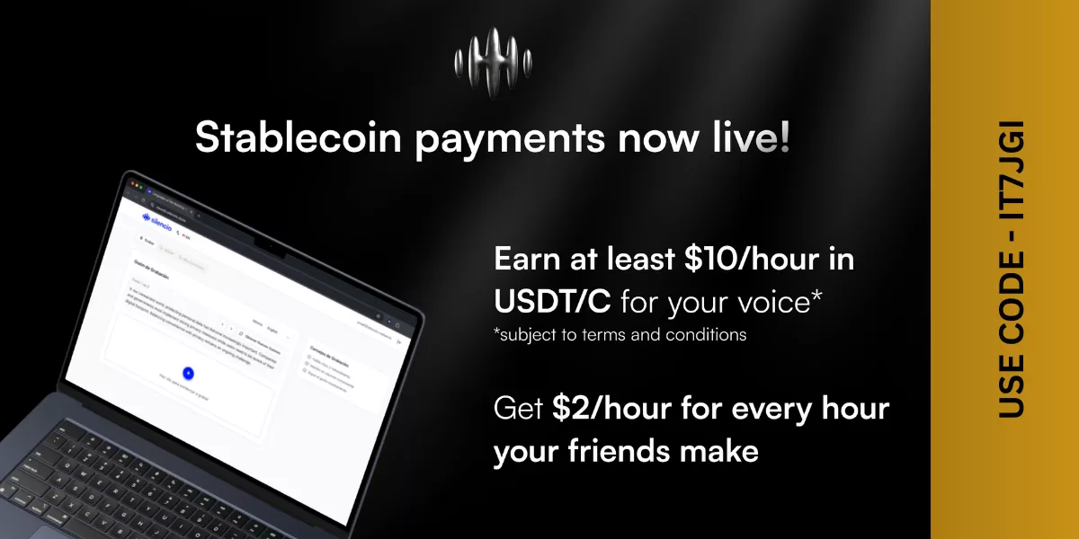 Silencio Voice AI Review: Earn USDC on peaq by Recording Your Voice (Live Tasks)