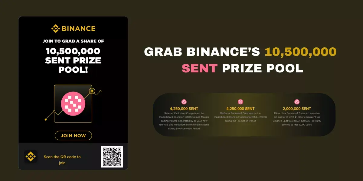 How to Grab Binance’s 10,500,000 SENT Prize Pool Before Feb 25 logo