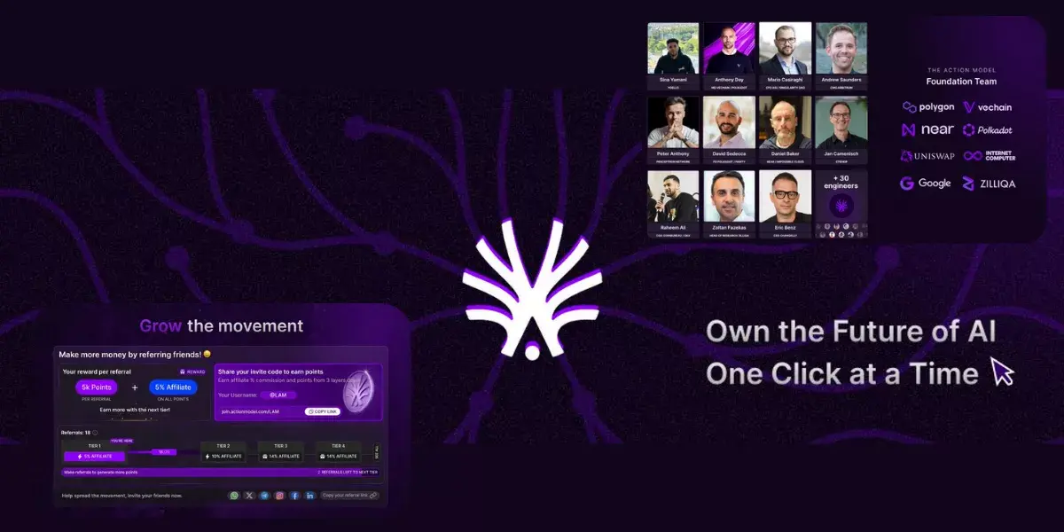 Action Model AI Airdrop Guide: Earn $LAM (Plus the 16,000-Point “Get Started” Bonus if Available) logo