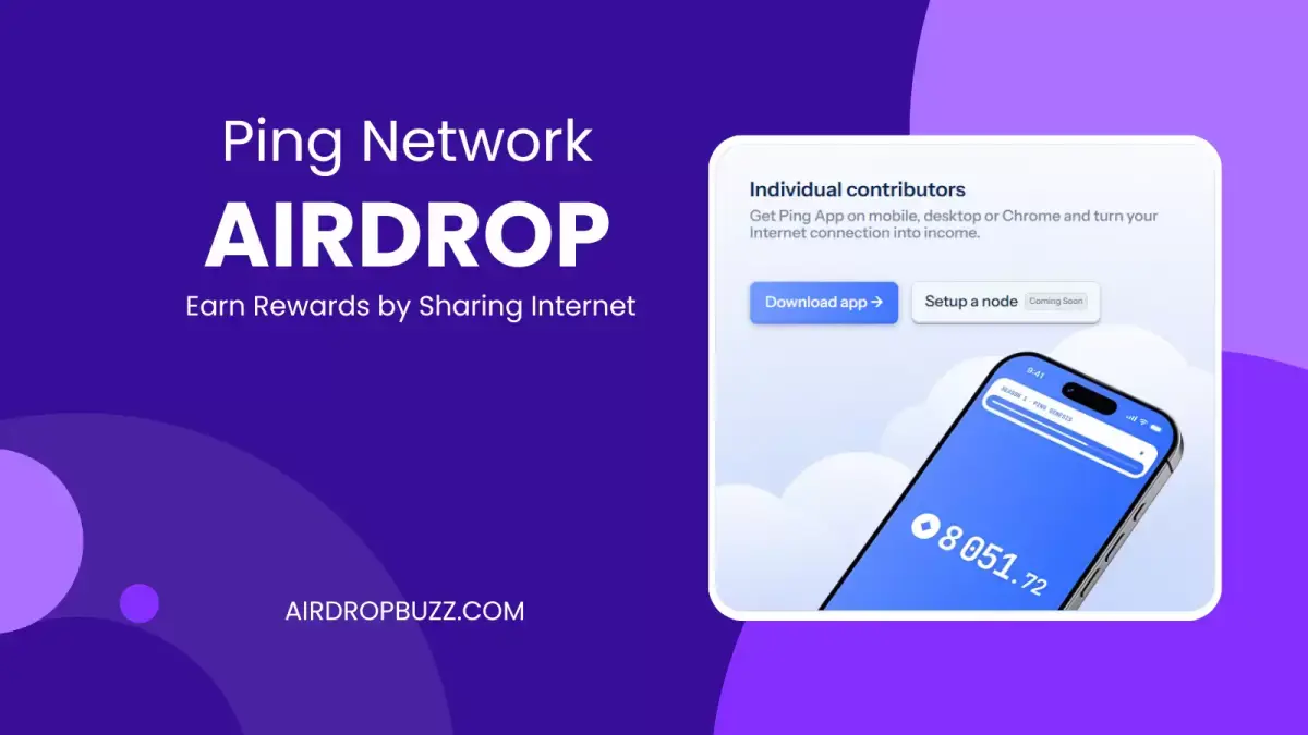 Ping Network Airdrop – Earn Rewards by Sharing Internet (Referral Code 4JEAPS)