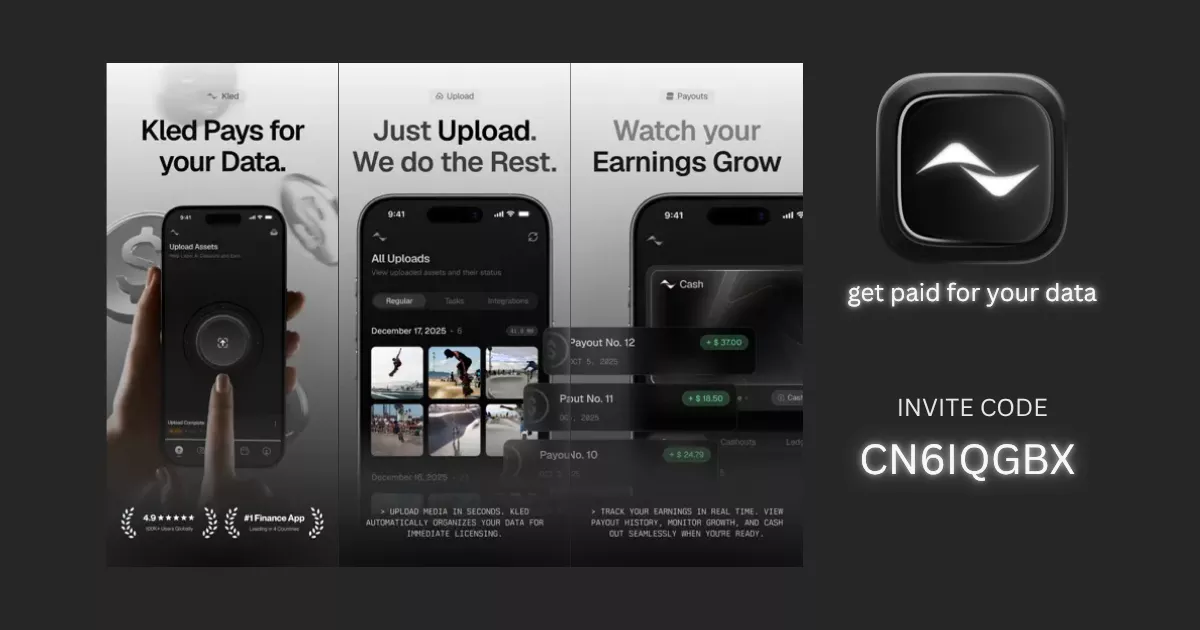 Kled App Review: iPhone Cashout Guide + Invite Code CN6IQGBX