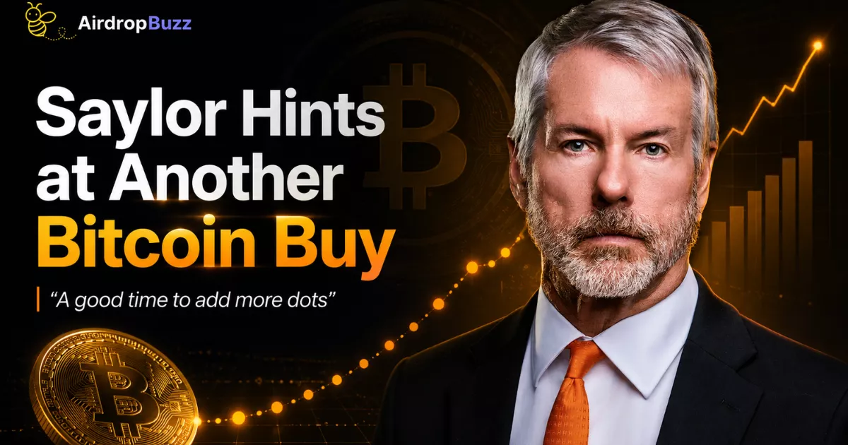 Michael Saylor Hints at Another Bitcoin Purchase