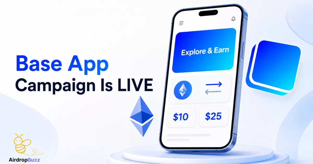 Base App Campaign Is LIVE: Swap $100+ and Get Up to $25 Reward