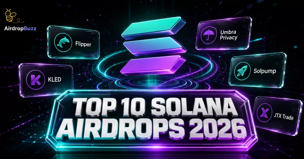 Top 10 Solana Airdrops to Farm in 2026 (Consolidated Hub)