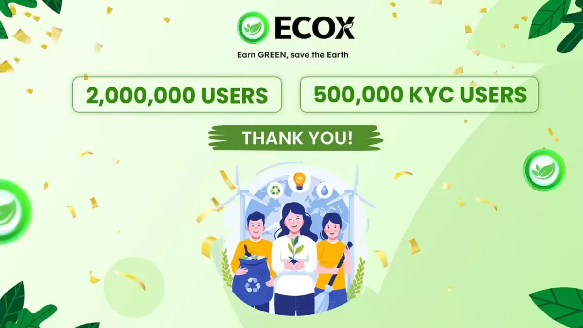 ECOX Airdrop: Get Up To 100,000 ECX Instantly