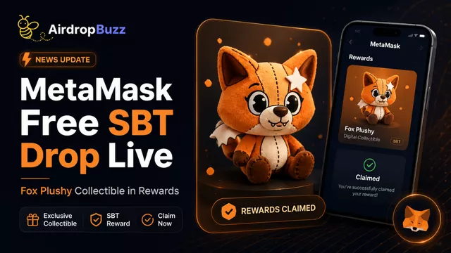 MetaMask Adds Free Fox Plushy SBT Through Rewards Tab