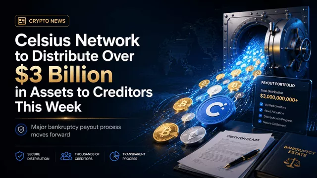 Celsius Network to Distribute Over $3 Billion in Assets to Creditors This Week