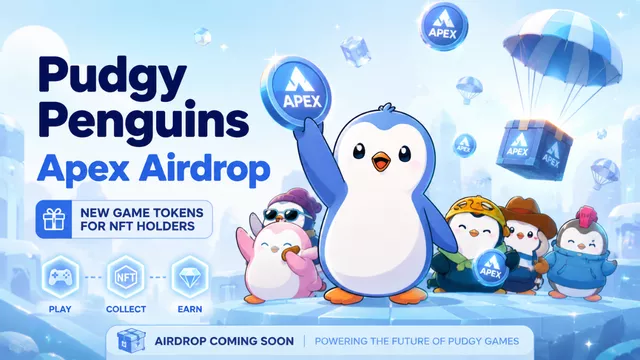 Pudgy Penguins Proceeds with Airdrop for NFT-Based Game Tokens