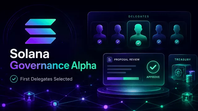 Solana Foundation Announces First Governance Alpha Program Delegates