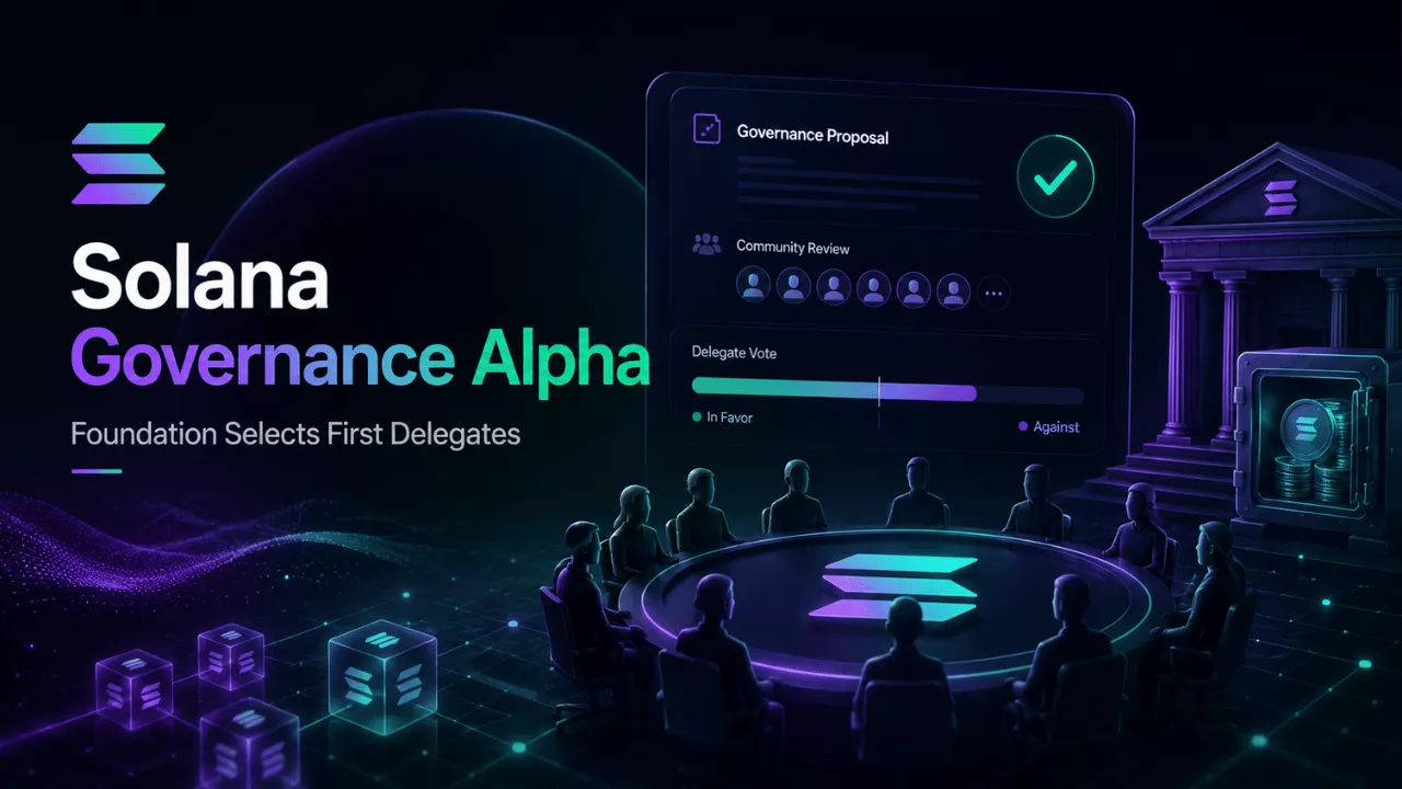 Solana Foundation Announces First Governance Alpha Program Delegates