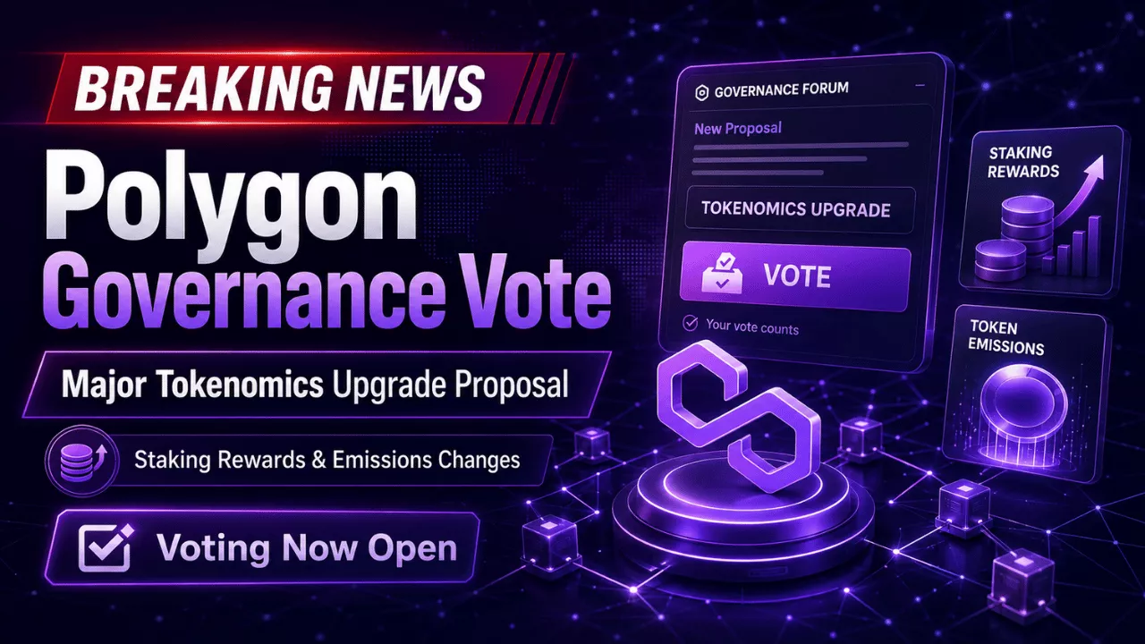 Polygon Proposes Tokenomics Upgrade via Governance Vote