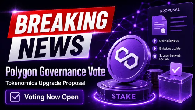 Polygon Proposes Tokenomics Upgrade via Governance Vote
