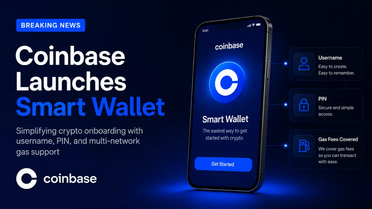 Coinbase Launches New In-App 'Smart Wallet' for Mainstream Users