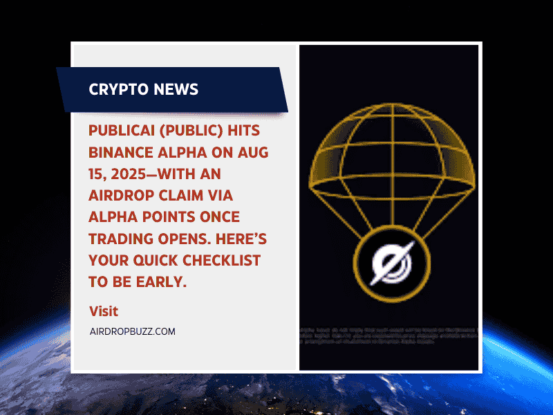 PublicAI (PUBLIC) Is Going Live on Binance Alpha — Don’t Miss Day-One Access